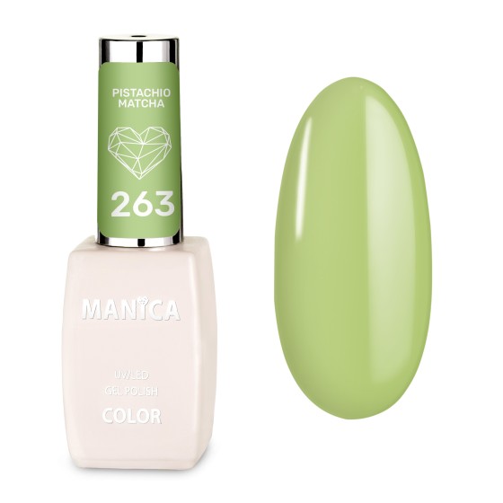 Manica Lakier hybrydowy LED/UV 10ml - Pistachio Matcha  - 263