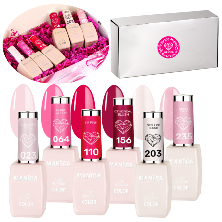 MANICA Zestaw lakierów hybrydowych Pink Dream Set