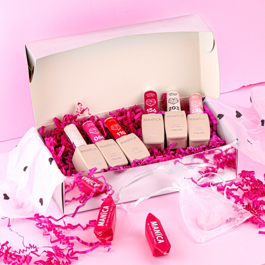 MANICA Zestaw lakierów hybrydowych Pink Dream Set