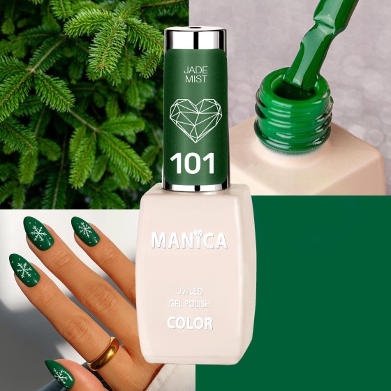 Zielony Lakier Hybrydowy LED/UV świeży i elegancki | MANICA.PL