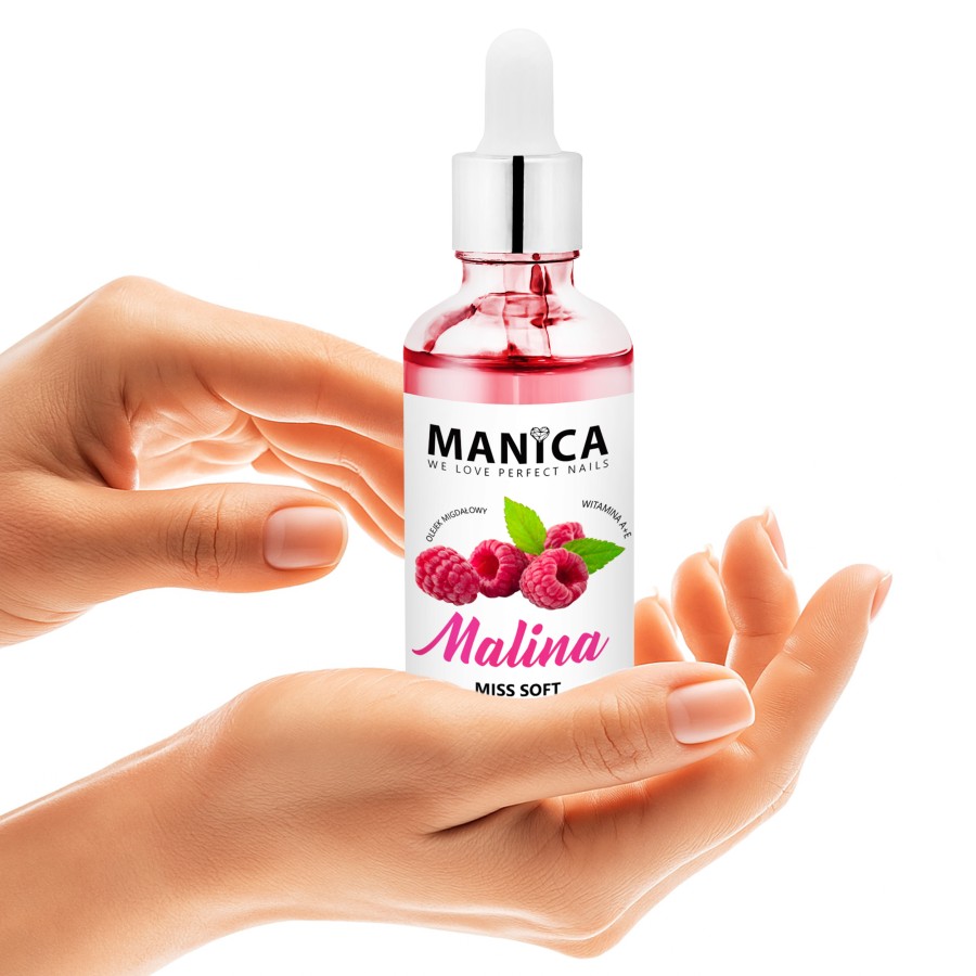 Manica Oliwka do skórek Miss Soft Raspberry 50ml