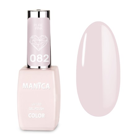 Manica Lakier hybrydowy LED/UV 10ml -  Pure Pink- 082