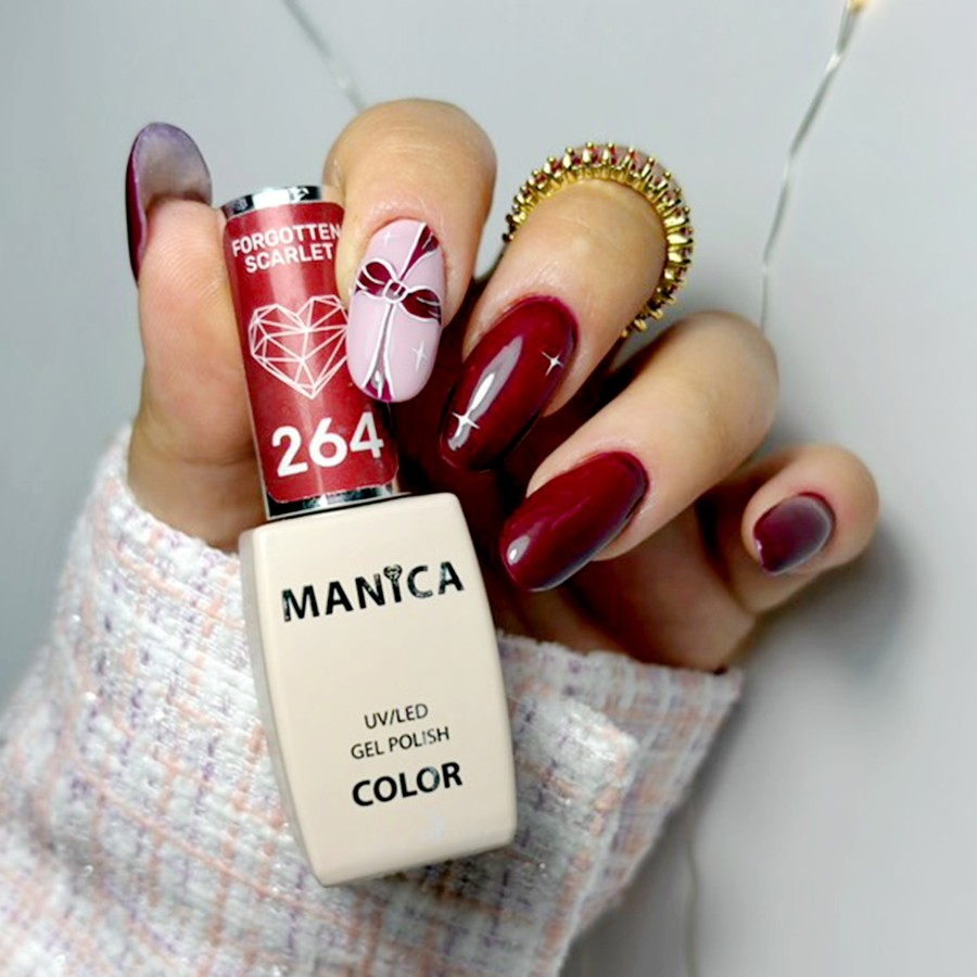 Manica Lakier hybrydowy LED/UV 10ml - Forgotten Scarlet  - 264
