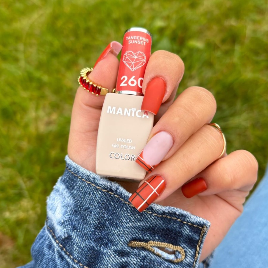 Manica Lakier hybrydowy LED/UV 10ml - Tangerine Sunset  - 260