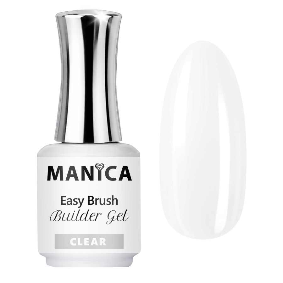 Manica Żel w butelce Easy Brush Builder Gel  - Clear 15ml