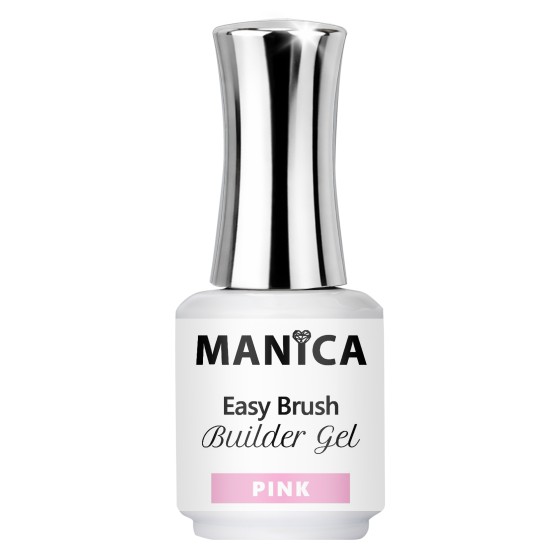 Manica Żel w butelce Easy Brush Builder Gel  - Pink 15ml