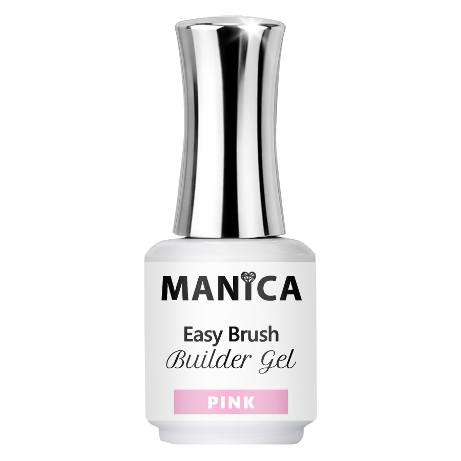 Manica Żel w butelce Easy Brush Builder Gel  - Pink 15ml