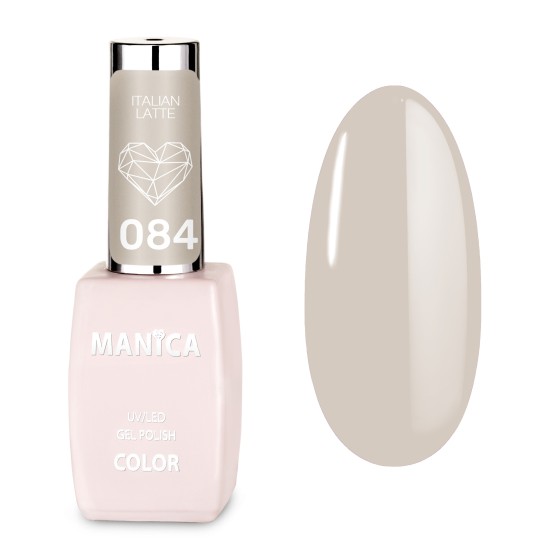 Beżowy Lakier Hybrydowy Caffe Latte subtelny manicure | MANICA.PL