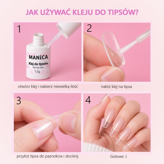 Manica klej do tipsów 7,5ml