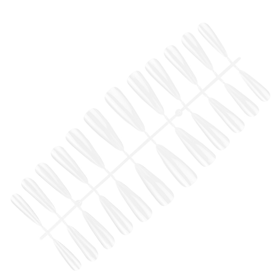 Manica FLEXI Gel Tips - Tipsy migdałki long Clear 120 szt.