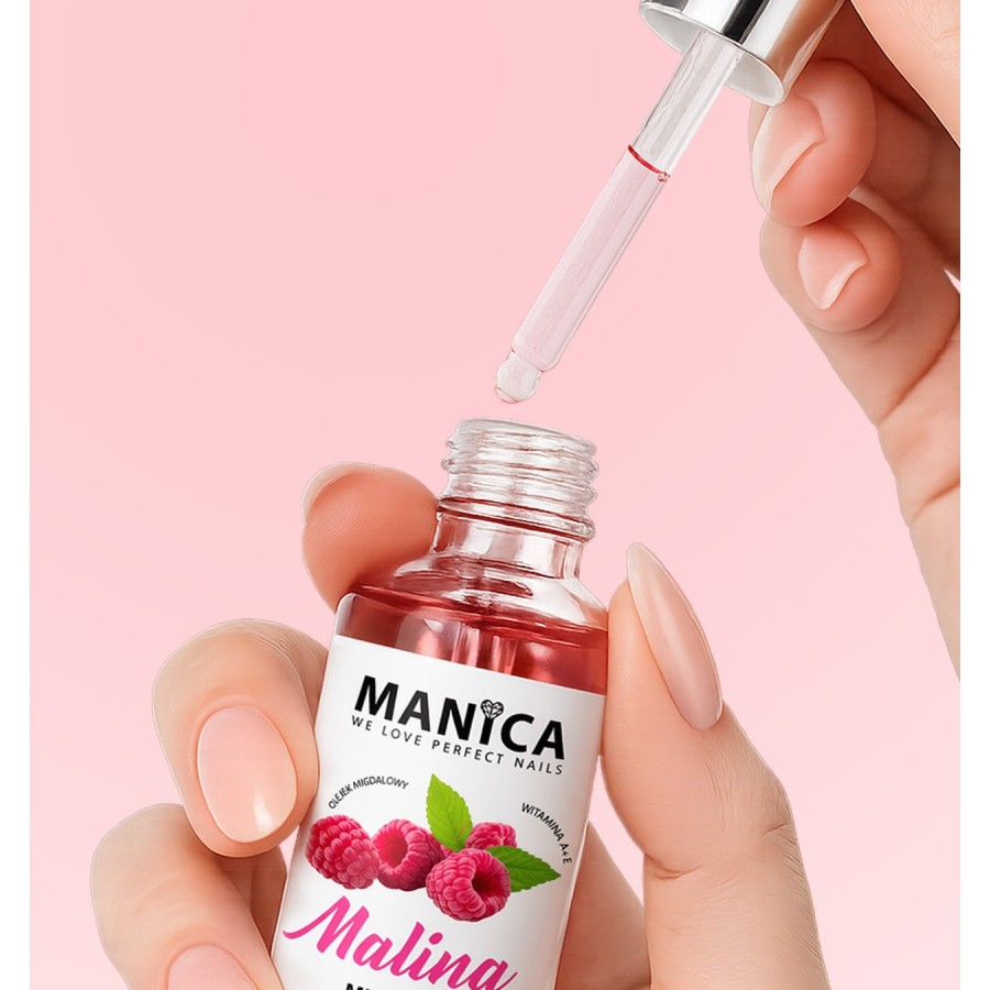 Manica Oliwka do skórek Miss Soft Raspberry 50ml