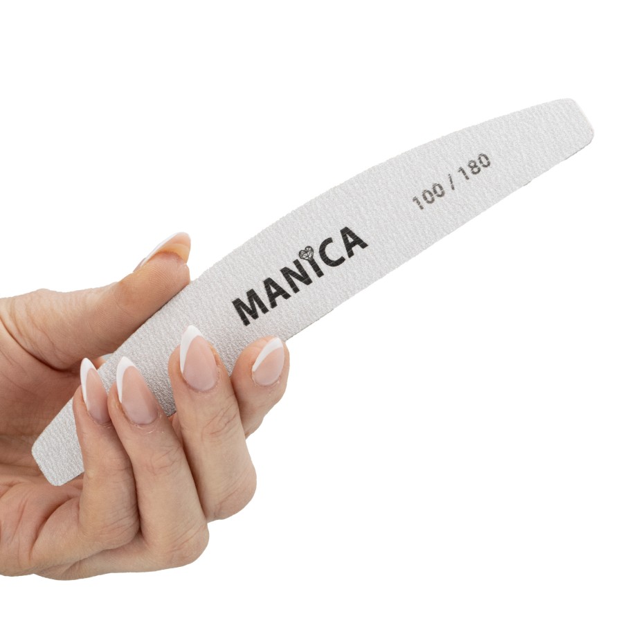 MANICA Pilnik do paznokci 100/180 - Bezpieczny Pakiet ZESTAW 100 SZTUK