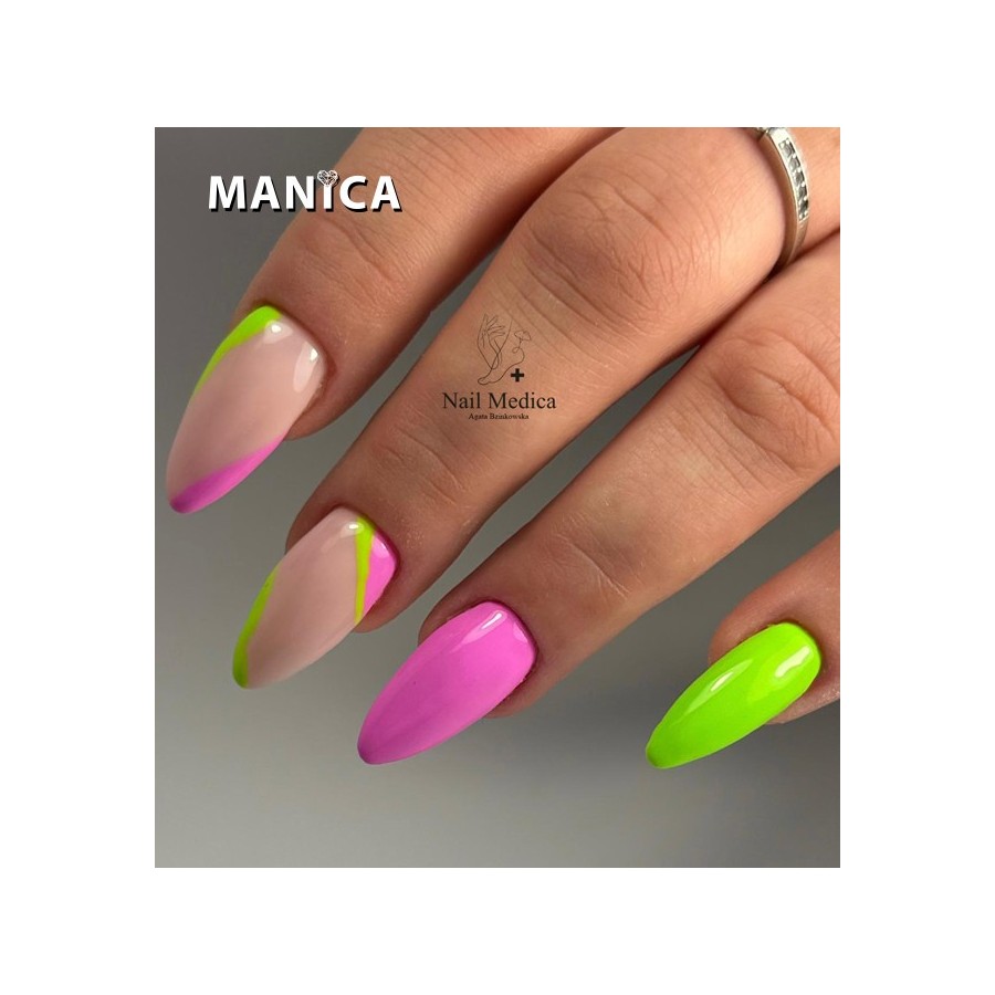 Neonowy Zielony Lakier Hybrydowy LED/UV z nutą tropików | MANICA.PL