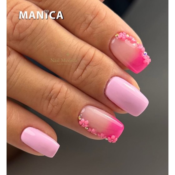 Liliowy Lakier Hybrydowy LED/UV piękny i subtelny manicure | MANICA.PL