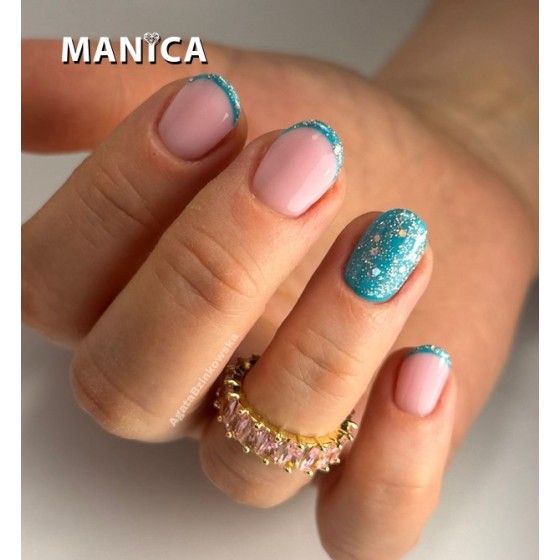 Oceaniczny Lakier Hybrydowy LED/UV niebieski manicure | MANICA.PL
