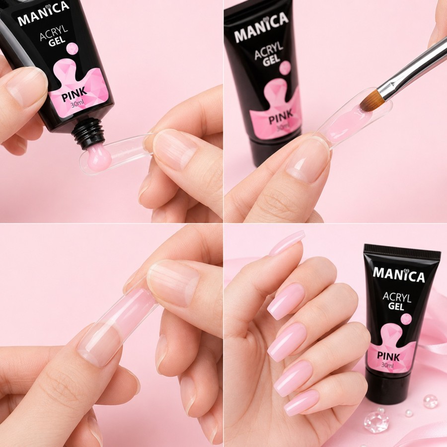AcrylGel 30g - Clear - Przezroczysty AcrylGel do paznokci| MANICA.PL