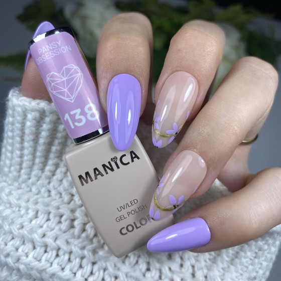 Chłodny fioletowy  Lakier Hybrydowy LED/UV manicure | MANICA.PL