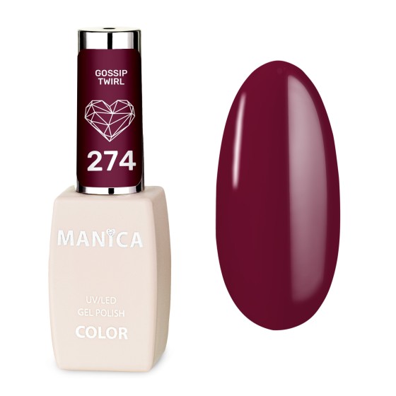 Manica Lakier hybrydowy LED/UV 10ml - Gossip Twirl - 274