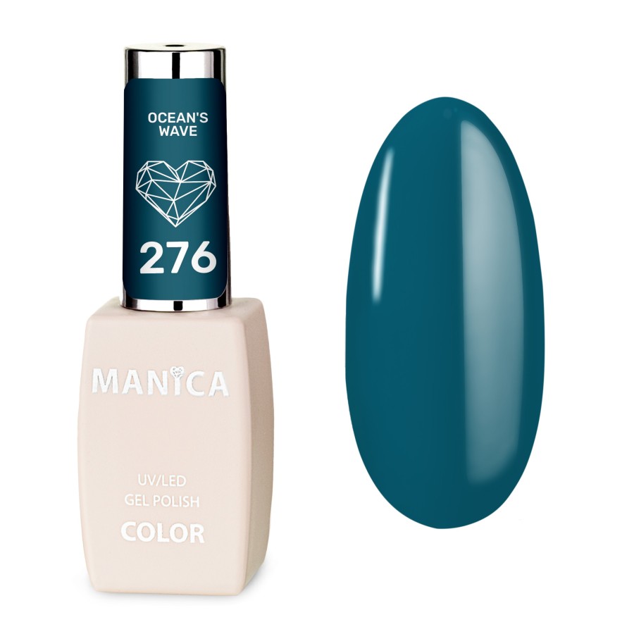Manica Lakier hybrydowy LED/UV 10ml - Ocean's Wave - 276