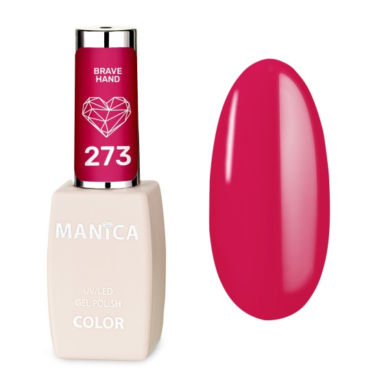 Manica Lakier hybrydowy LED/UV 10ml - Brave Hand - 273