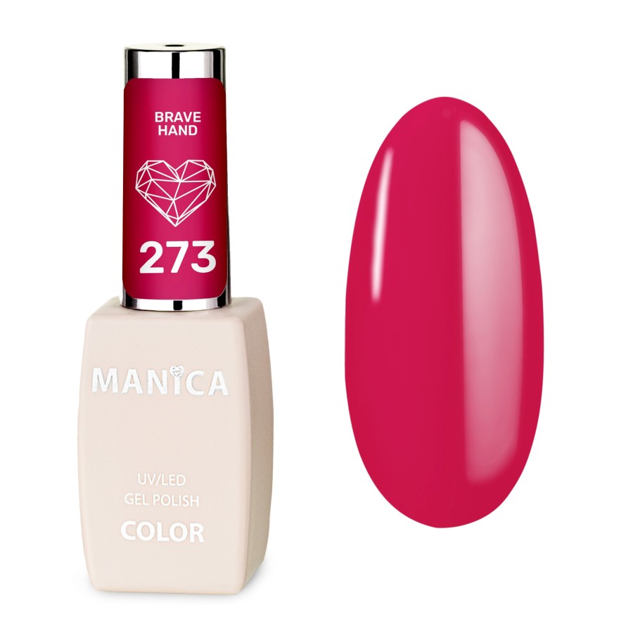 Manica Lakier hybrydowy LED/UV 10ml - Brave Hand - 273