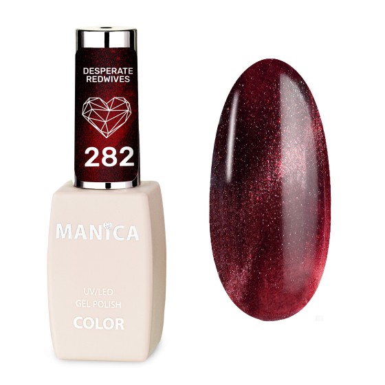 Manica Lakier hybrydowy Cat Eye LED/UV 10ml - Desperate Redwives  - 282