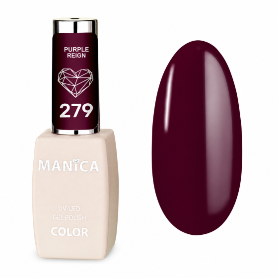 Manica Lakier hybrydowy LED/UV 10ml - Purple Reign - 279