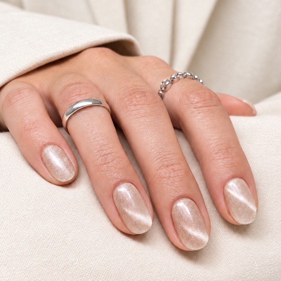 Manica Lakier hybrydowy Cat Eye LED/UV 10ml - Beige and the City - 280