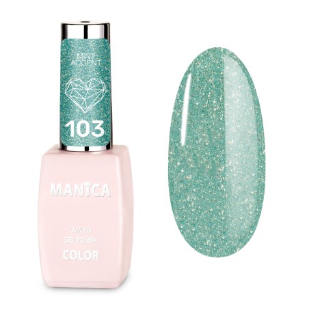 Manica Lakier hybrydowy LED/UV 10ml -  Mint Accent -103