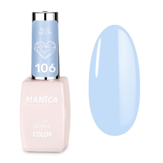 Manica Lakier hybrydowy LED/UV 10ml -  Blue Moon- 106
