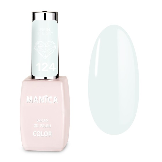 Letni błękit Lakier Hybrydowy LED/UV pastelowy niebieski | MANICA.PL