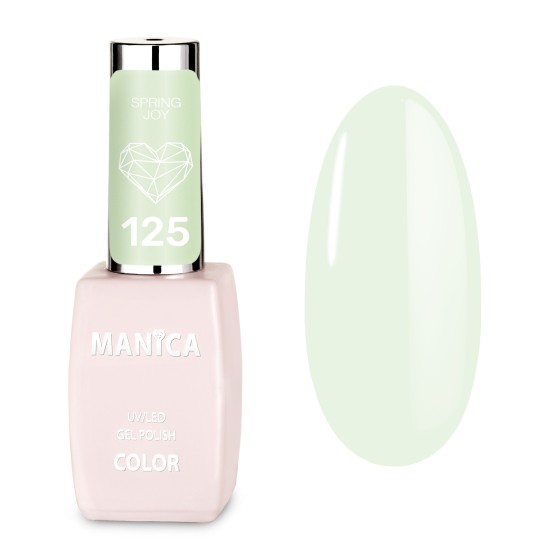 Pastelowy zielony Lakier Hybrydowy LED/UV świeży manicure | MANICA.PL