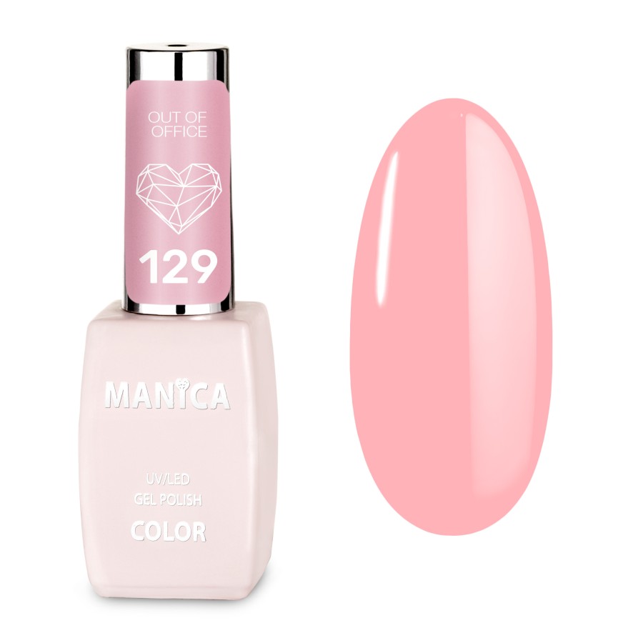 Cukierkowy różowy lakier hybrydowy LED/UV letni manicure | MANICA.PL