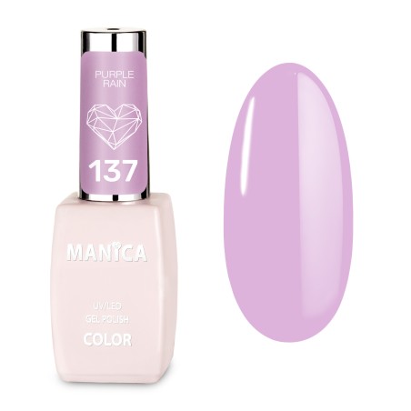 Manica Lakier hybrydowy LED/UV 10ml -  Purple Rain- 137