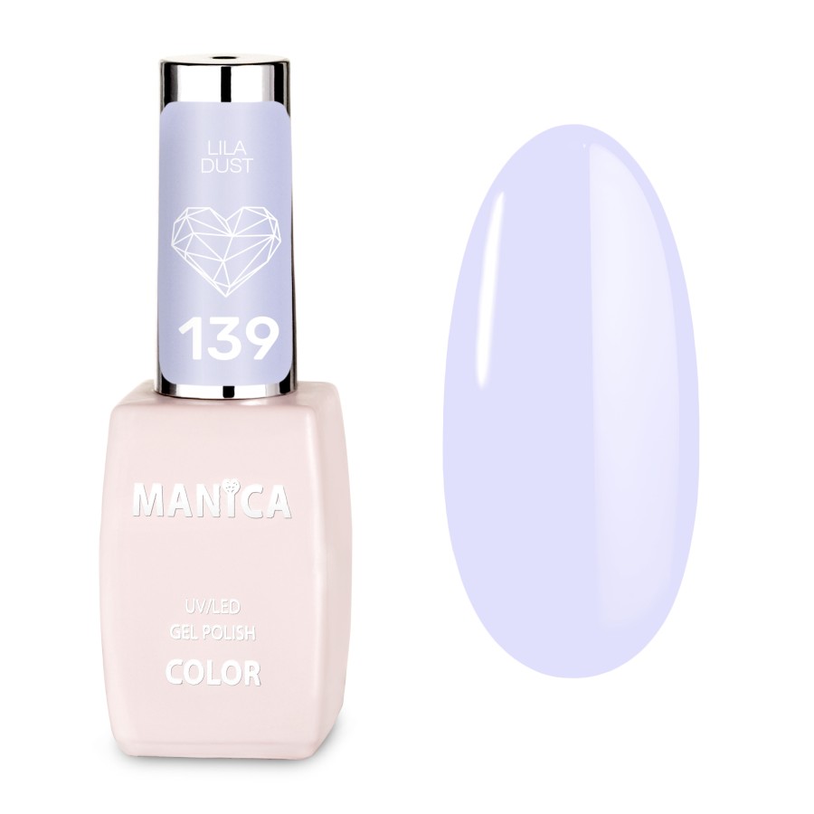 Liliowy  Lakier Hybrydowy LED/UV delikatny lawendowy | MANICA.PL