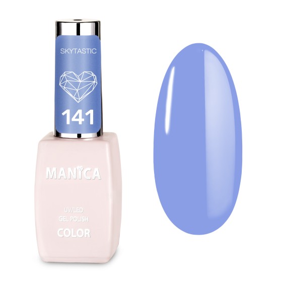 Niebieski Lakier Hybrydowy LED/UV świeży odcień manicure | MANICA.PL