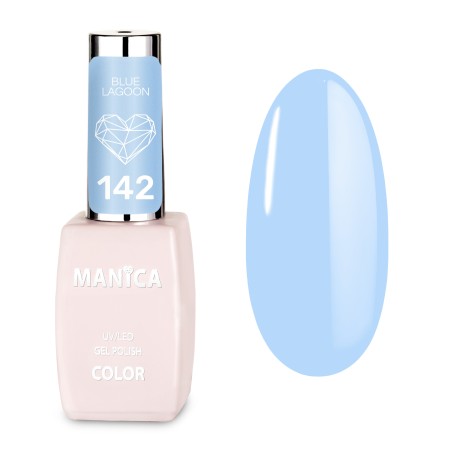 Manica Lakier hybrydowy LED/UV 10ml -  Blue Lagoon - 142