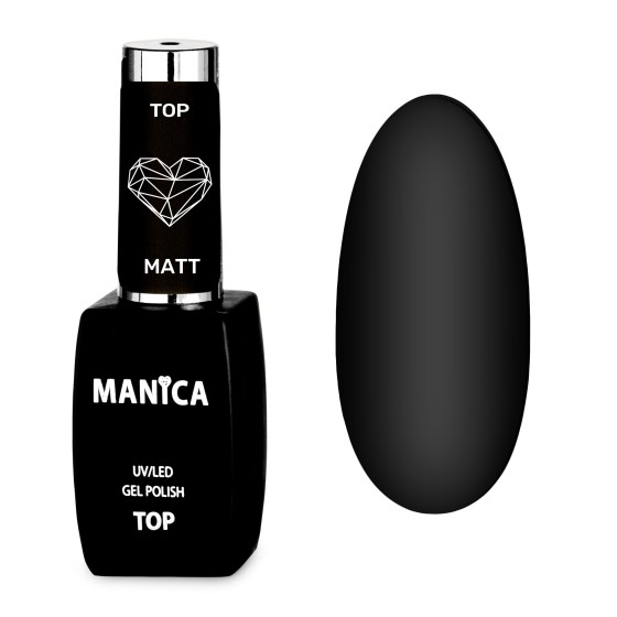 Top hybrydowy UV/LED Gel Polish Top Matt matowy top | MANICA.PL