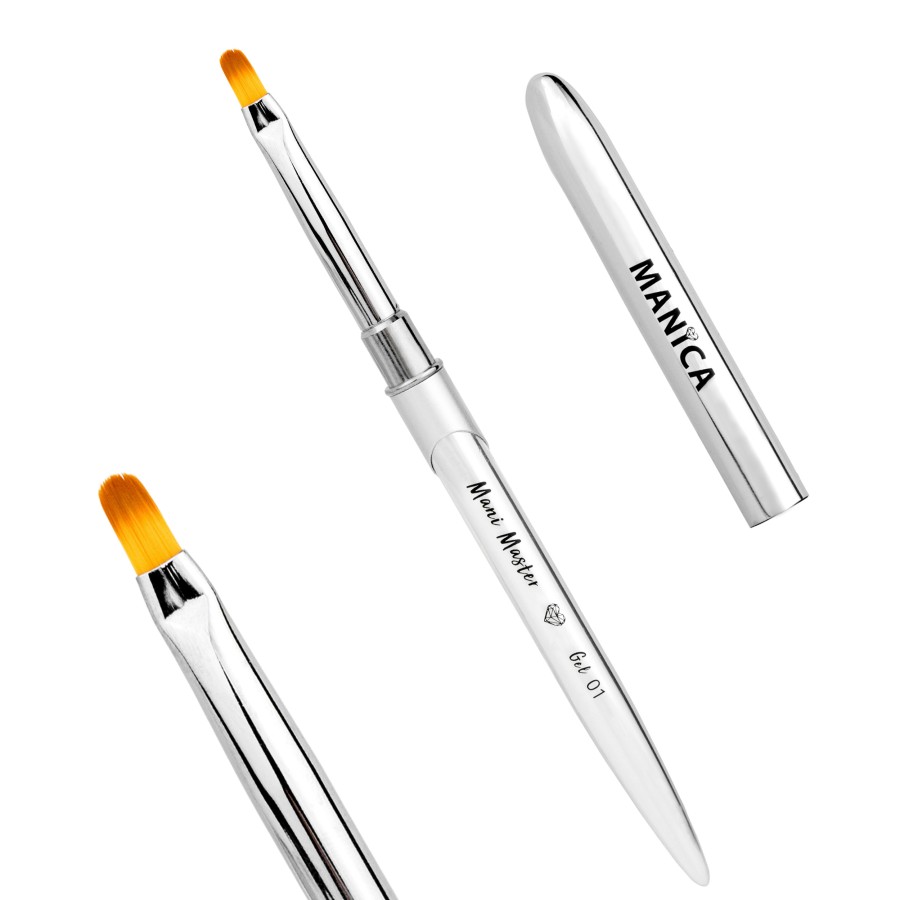 Pędzelek do żelu 6 - okrągły precyzyjna aplikacja żelu | MANICA.PL