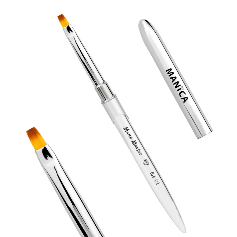 Pędzelek do żelu 6 - prosty idealny do paznokci żelowych| MANICA.PL
