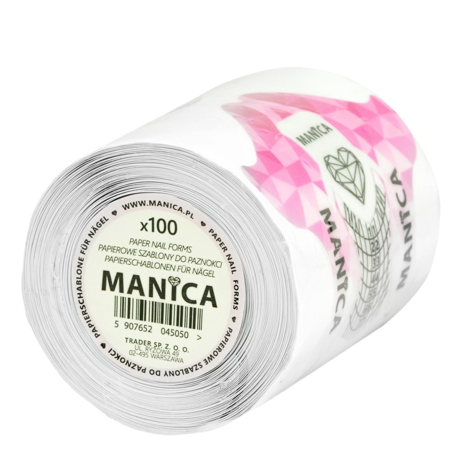 Szablony do przedłużania paznokci 100szt przedłużanie  | MANICA.PL