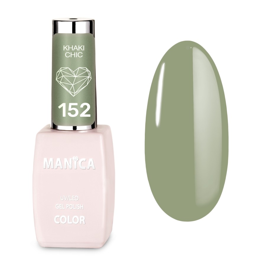 Khaki Lakier Hybrydowy LED/UV 10ml odcienie zieleni | MANICA.PL