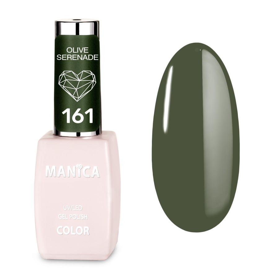 Oliwkowy Lakier Hybrydowy LED/UV 10ml głęboka zieleń | MANICA.PL