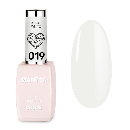 Manica Lakier hybrydowy LED/UV 10ml -  Retro White- 019