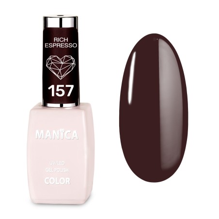 Manica Lakier hybrydowy LED/UV  10ml -   Rich Espresso - 157