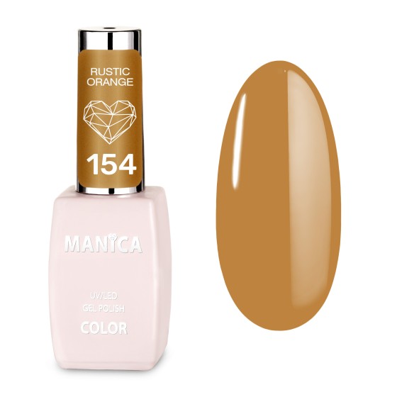 Pomarańczowy Lakier Hybrydowy LED/UV 10ml żywa pomarańcz | MANICA.PL