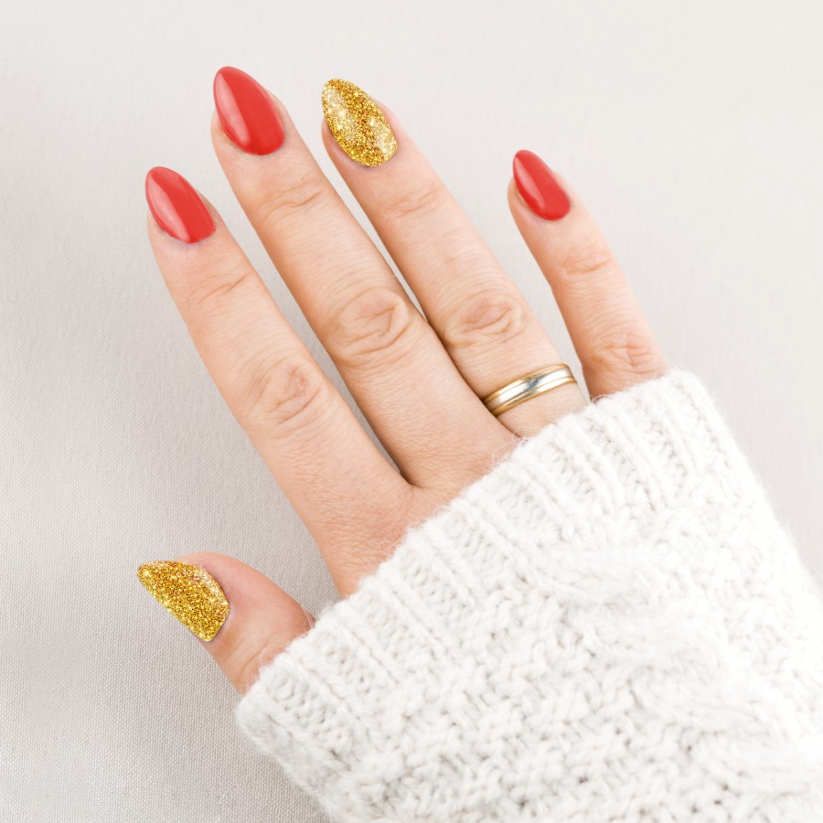 Mocny Pomarańczowy Lakier Hybrydowy LED/UV 10ml manicure | MANICA.PL