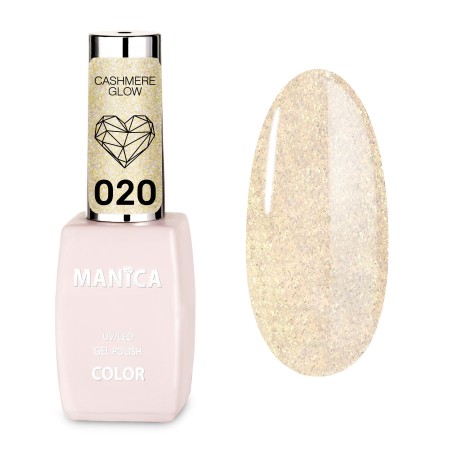 Manica Lakier hybrydowy LED/UV 10ml -  Cashmere Glow- 020