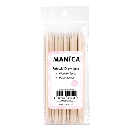 Manica Patyczki do manicure 15 sztuk