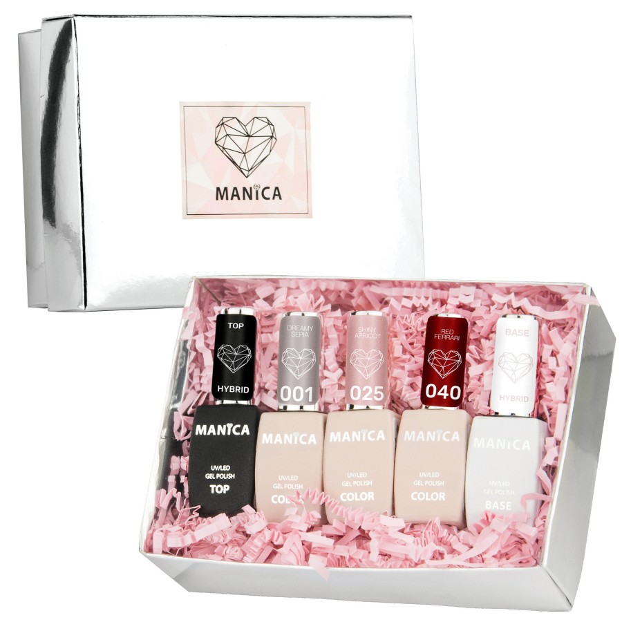 Color Box - Zestaw 5 lakierów hybrydowych w pudełeczku | MANICA.PL